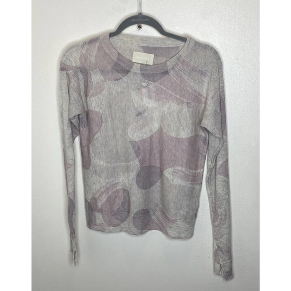 ZADIG & VOLTAIRE 100% Cashmere Sweater Pullover Camouflage Grey Crisp Camou XS - Picture 3 of 8
